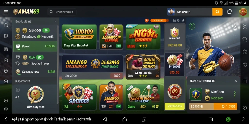 Tampilan gameplay AMAN69 yang menarik dan interaktif.