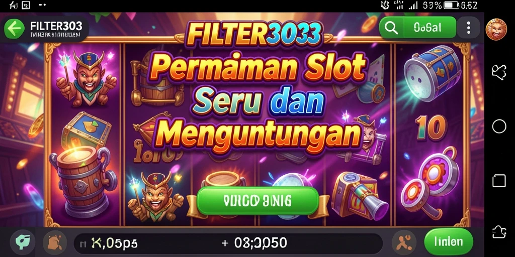 Tampilan gameplay Slot dari game FILTER303 yang mendebarkan.
