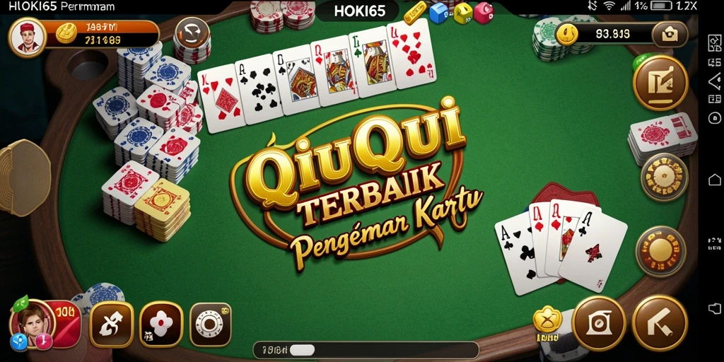 Tampilan gameplay QiuQiu yang seru dan kompetitif.
