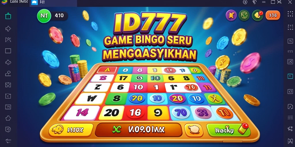 Screenshot gameplay ID777 yang menampilkan suasana permainan Bingo.