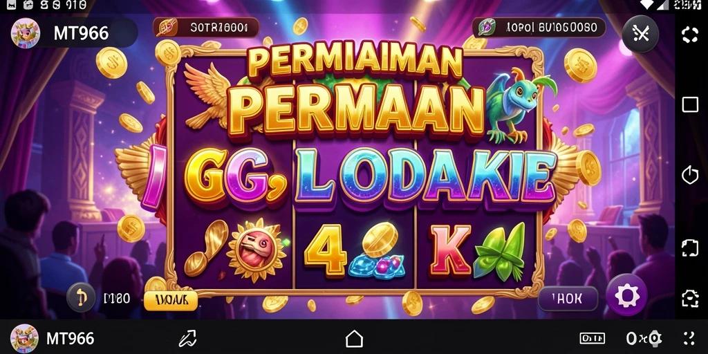 Tampilan gameplay MT966 dengan berbagai tema Slot yang menarik.