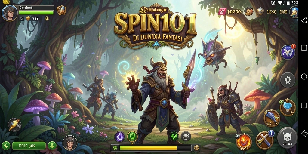 Tampilan gameplay SPIN101 yang menakjubkan dan penuh aksi.