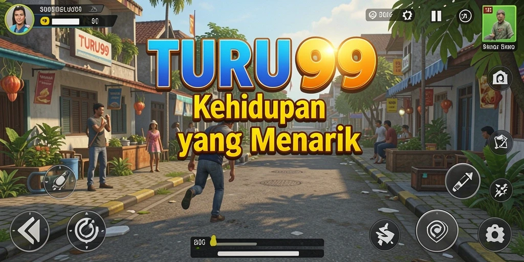 Gameplay TURU99 yang menampilkan interaksi sosial antar pemain.